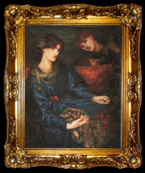 framed  Dante Gabriel Rossetti Mariana, ta009-2